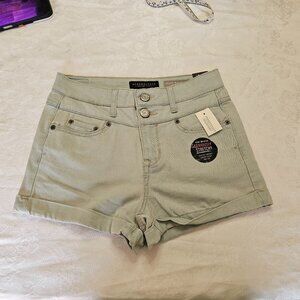 NWT Aeropostale High Waisted Shorty Denim Shorts Sz 2